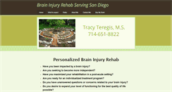 Desktop Screenshot of braininjuryrehabsandiego.com